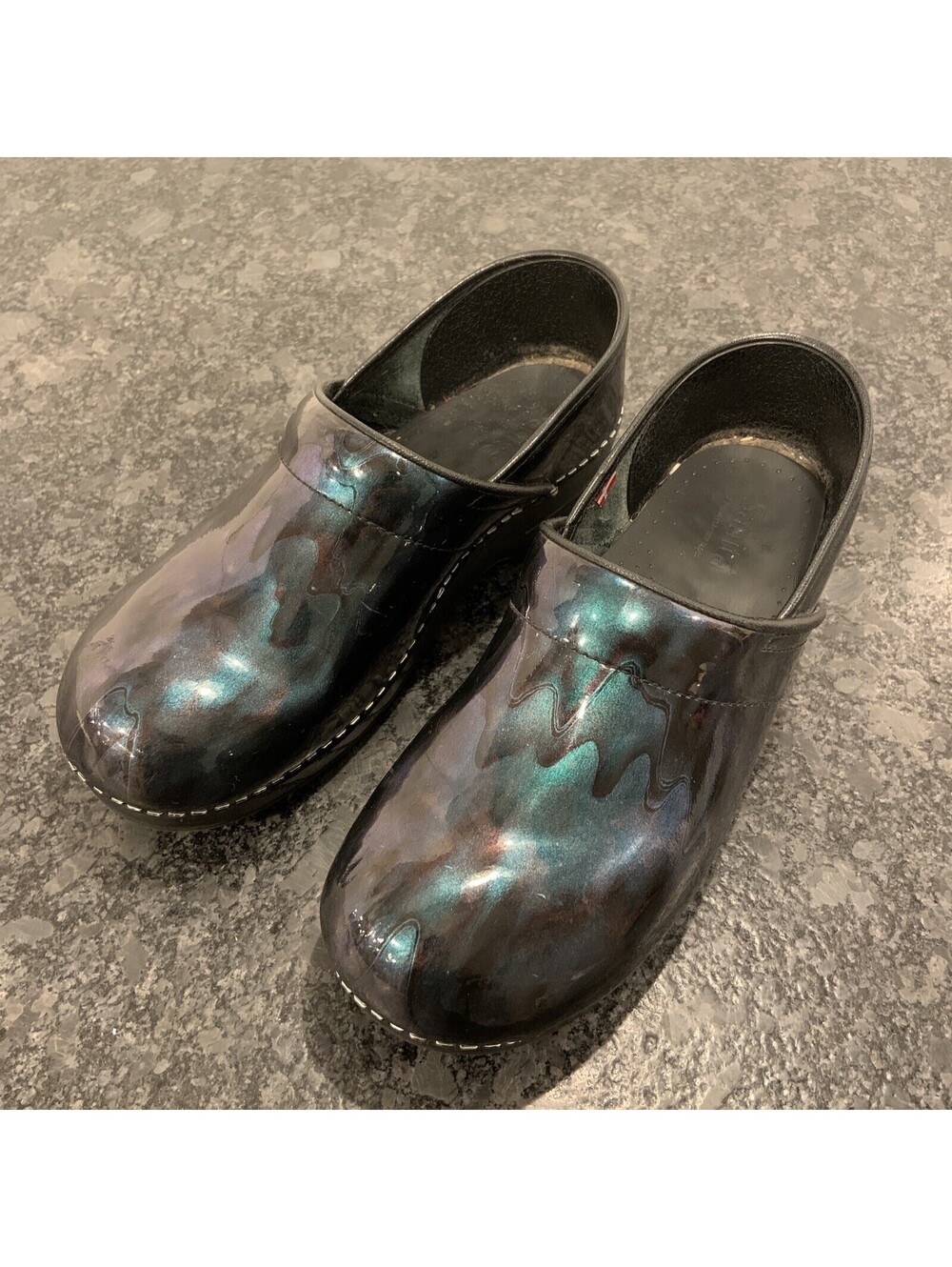 Sanita Original Danish Clogs Nursing Shoes Slip On Women’s Size EUR 42 Glossy